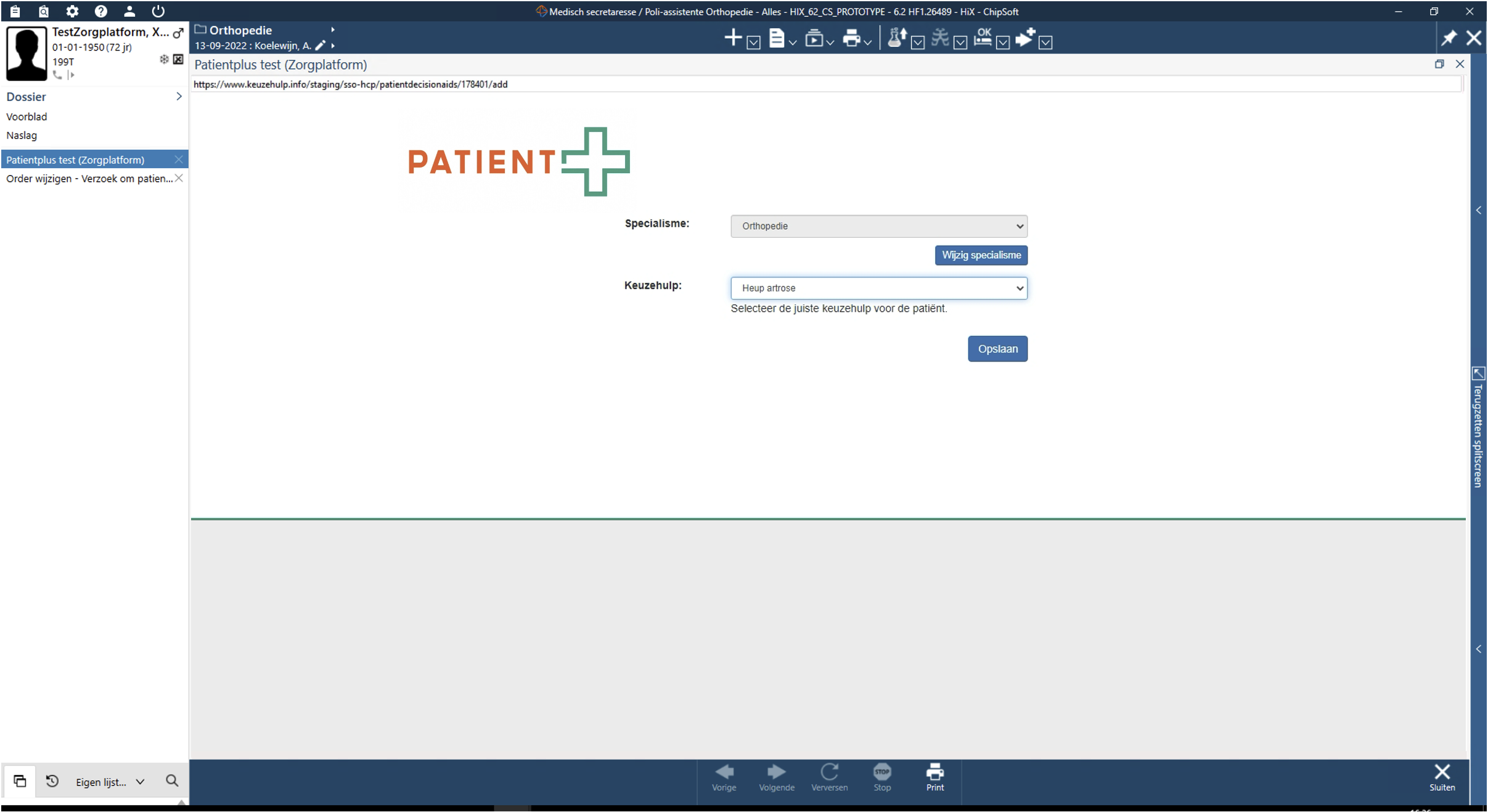 onderwerp keuzehulp kiezen in HiX